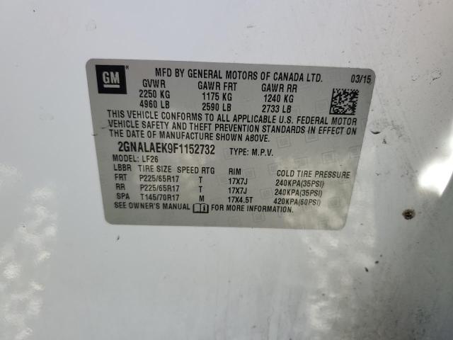 2015 CHEVROLET EQUINOX LS - 2GNALAEK9F1152732