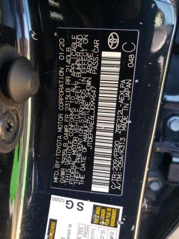 2020 TOYOTA COROLLA LE - JTDEPRAE6LJ099647