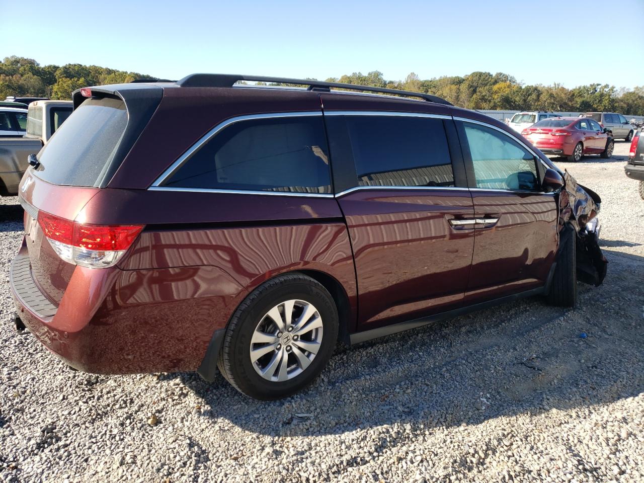 Lot #2938419211 2016 HONDA ODYSSEY EX