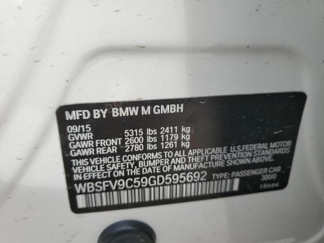 VIN WBSFV9C59GD595692 2016 BMW M5 no.12