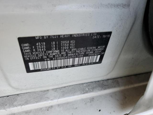 2016 SUBARU LEGACY 2.5 - 4S3BNBD65G3021486