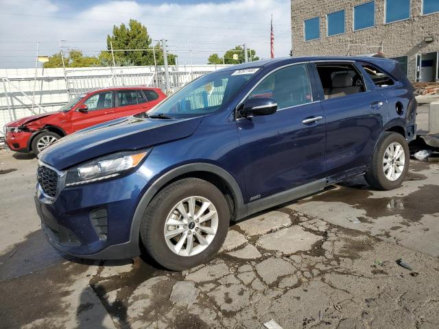 KIA SORENTO LX 2019 blue  gas 5XYPGDA53KG468765 photo #1