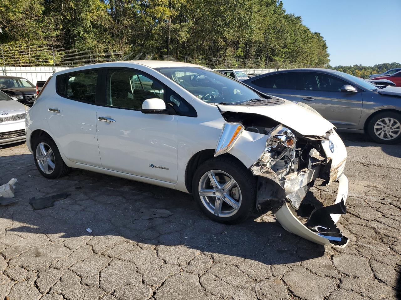 Lot #2923637602 2015 NISSAN LEAF S