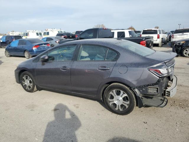 Vin: 19xfb4f21fe000691, lot: 76955294, honda civic hybrid 20152