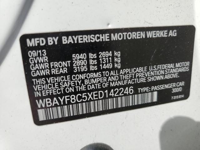 VIN WBAYF8C5XED142246 2014 BMW 7 SERIES no.12