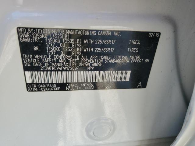 2015 TOYOTA RAV4 XLE - 2T3WFREV4FW172697