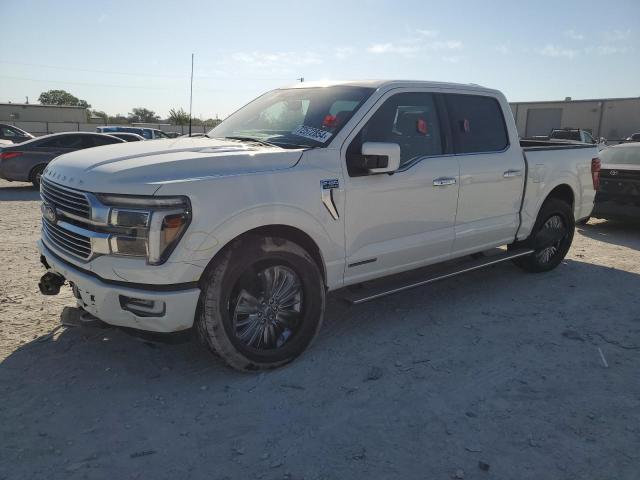 FORD F150 PLATI 2024 white  hybrid engine 1FTFW7LD9RFA05790 photo #1