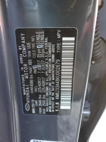 2019 HYUNDAI TUCSON LIM - KM8J33A48KU002679