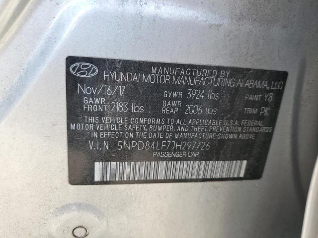 2018 HYUNDAI ELANTRA SE - 5NPD84LF7JH297726