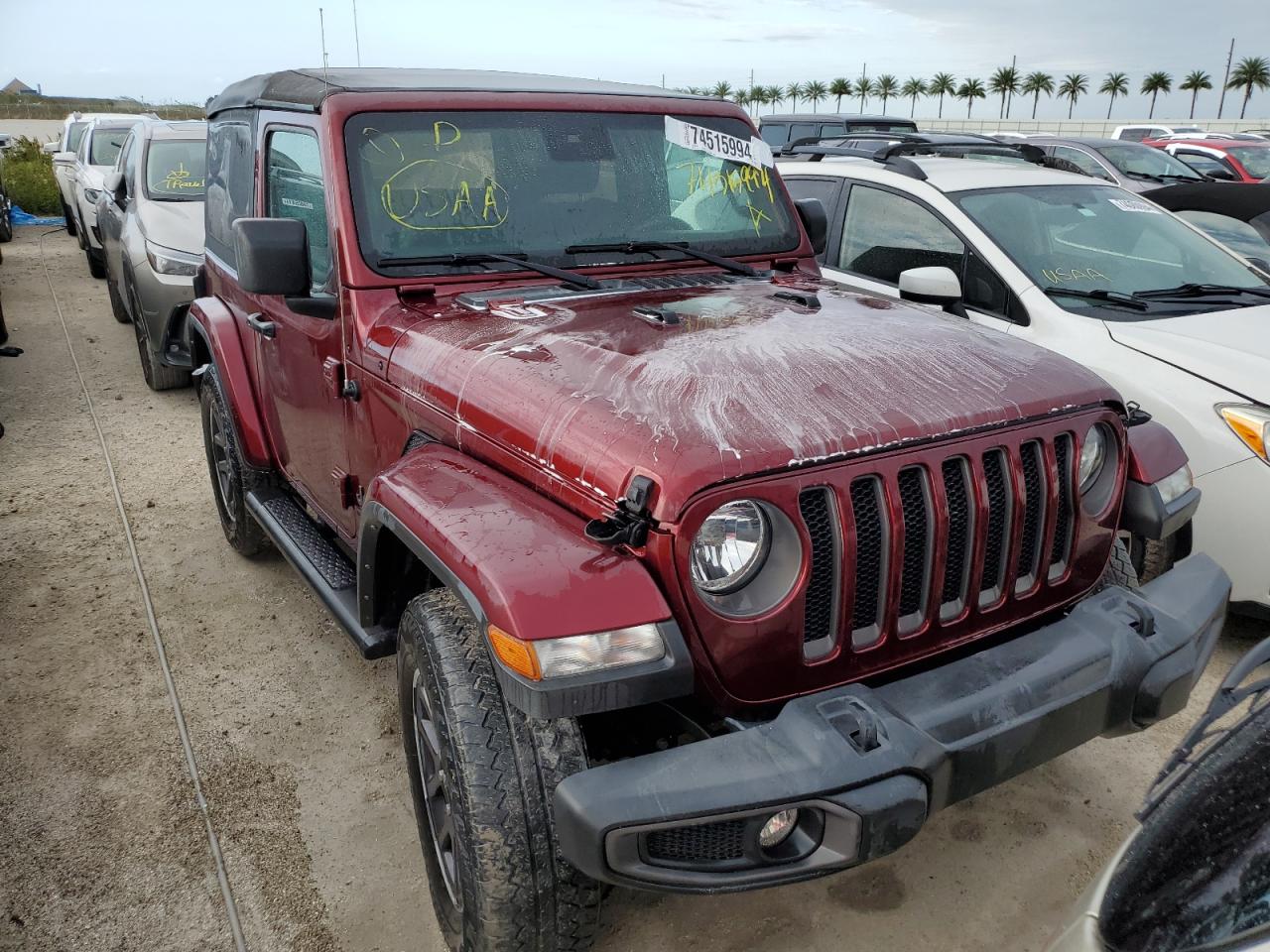 Lot #2995679147 2021 JEEP WRANGLER S