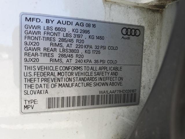 VIN WA1LAAF71HD026187 2017 AUDI Q7 no.14