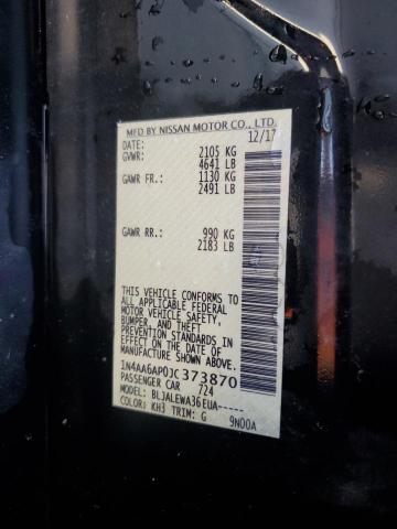2018 NISSAN MAXIMA 3.5 - 1N4AA6AP0JC373870