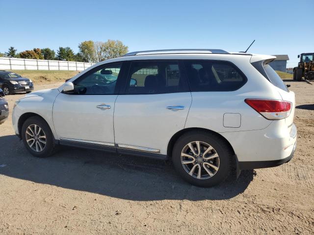 NISSAN PATHFINDER 2014 white  gas 5N1AR2MM9EC711491 photo #3