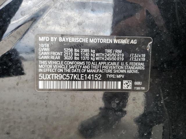2019 BMW X3 XDRIVE3 - 5UXTR9C57KLE14152