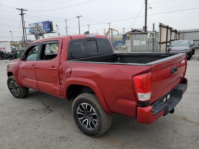 TOYOTA TACOMA DOU 2021 red  Gasoline 5TFAZ5CN9MX111528 photo #3