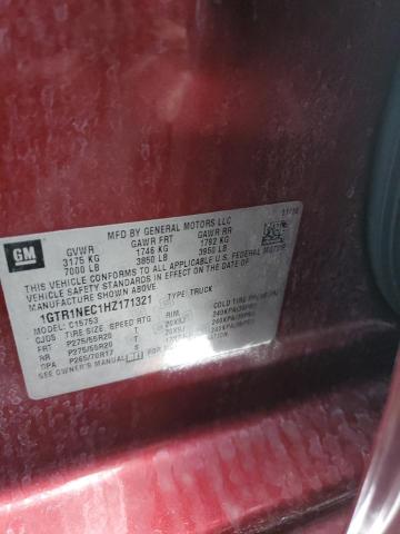 2017 GMC SIERRA C15 - 1GTR1NEC1HZ171321