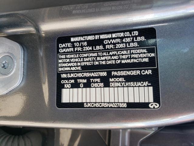2017 INFINITI QX30 BASE - SJKCH5CR5HA027856