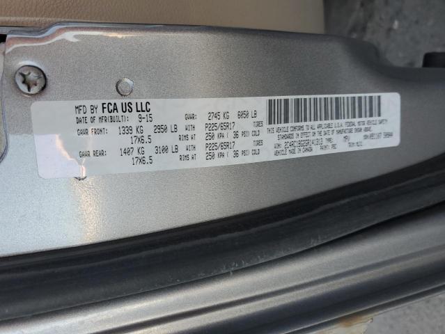 2016 CHRYSLER TOWN & COU - 2C4RC1BG2GR141313