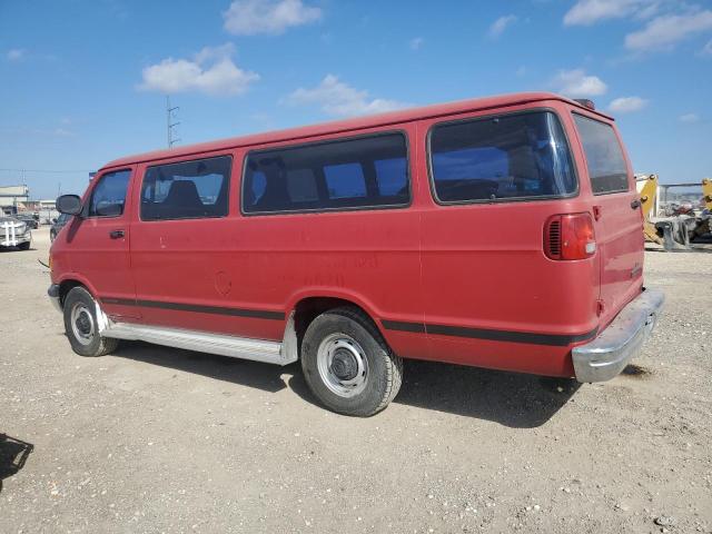 DODGE RAM WAGON 2002 red sports v gas 2B5WB35Y72K119680 photo #3