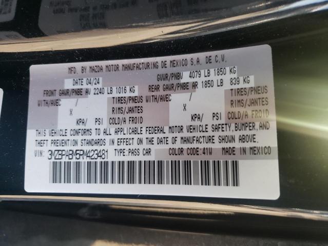 2024 MAZDA 3 SELECT S - 3MZBPABM5RM423481