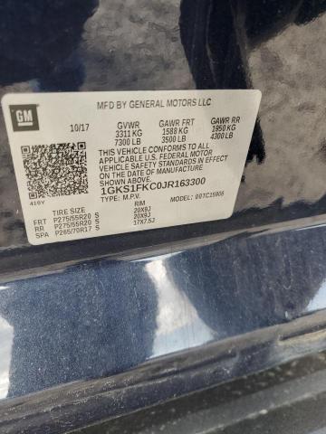2018 GMC YUKON XL C - 1GKS1FKC0JR163300