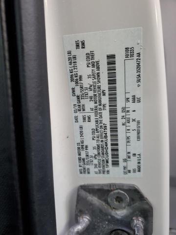 2019 FORD ESCAPE SEL - 1FMCU0HD4KUB47597