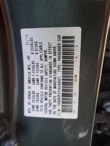 VIN 1HGCR2F31DA088607 2013 Honda Accord, LX no.12