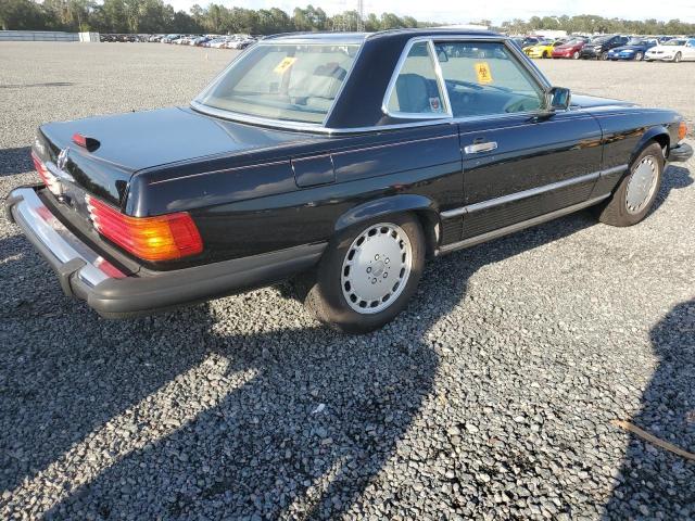 MERCEDES-BENZ 560 SL 1989 black  gas WDBBA48D8KA101576 photo #4