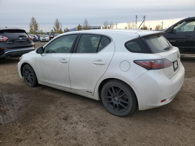 LEXUS CT 200 2013 white hatchbac hybrid engine JTHKD5BH8D2139895 photo #3