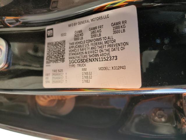 2022 CHEVROLET COLORADO Z - 1GCGSDENXN1152373