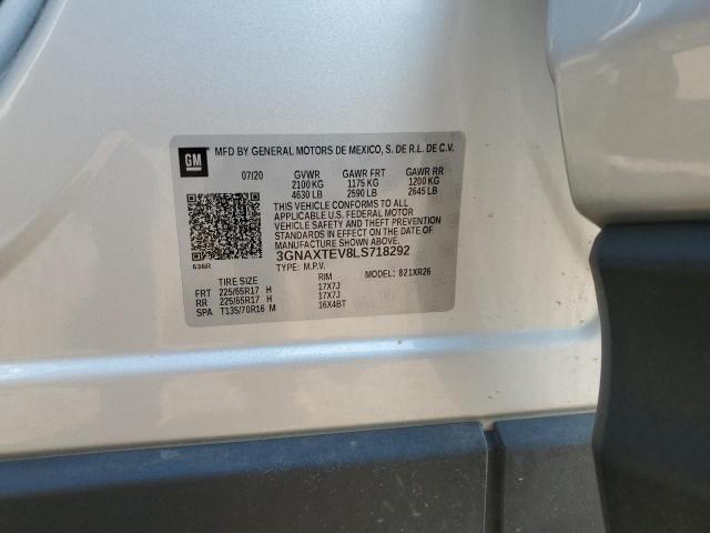 2020 CHEVROLET EQUINOX LT - 3GNAXTEV8LS718292