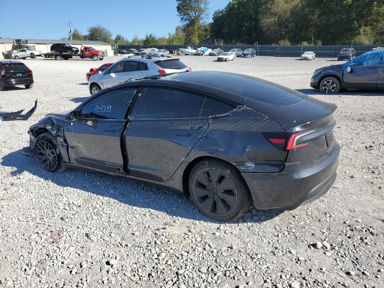 Lot #2974791120 2024 TESLA MODEL 3