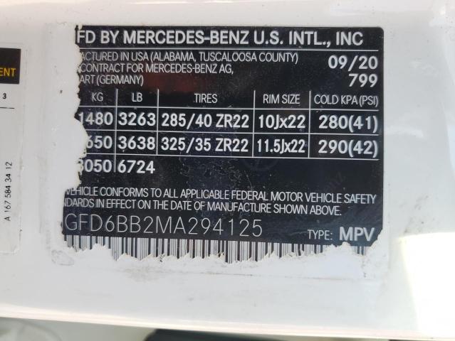 2021 MERCEDES-BENZ GLE COUPE - 4JGFD6BB2MA294125