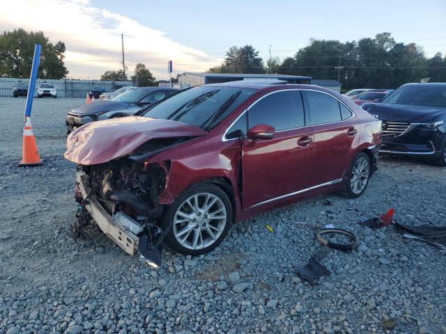 LEXUS HS 250H 2010 red  hybrid engine JTHBB1BA1A2029767 photo #1