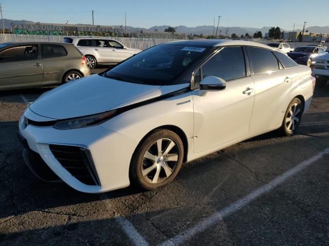 TOYOTA MIRAI 2016 white sedan 4d hydrogen fuel cell JTDBVRBD9GA000548 photo #1