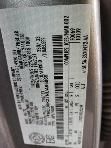 2022 FORD ESCAPE SEL - 1FMCU0KZ7NUA96069