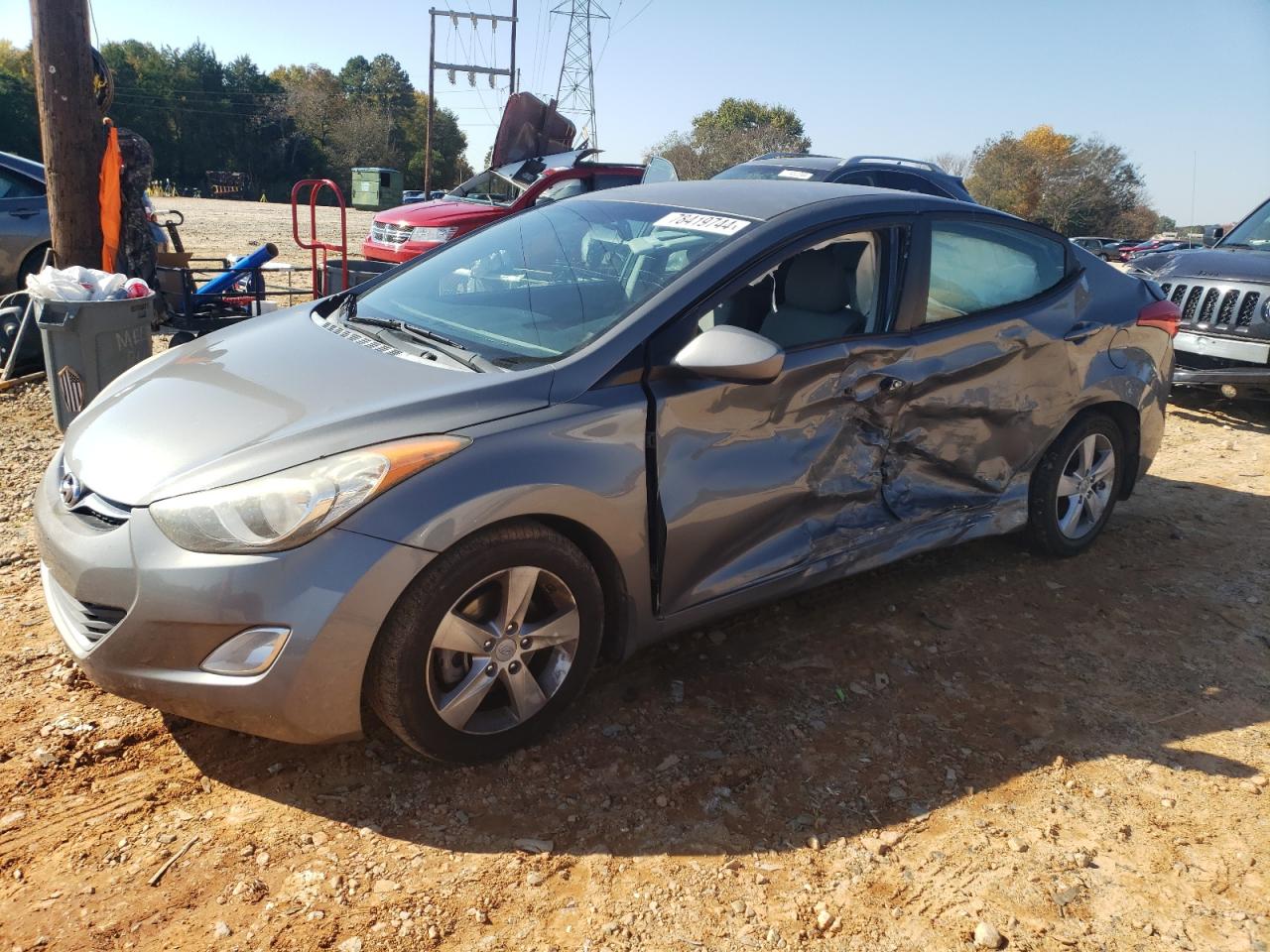 Lot #3024380548 2013 HYUNDAI ELANTRA GL