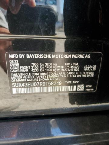 5UX43EU07R9T58249 2024 BMW X5 XDRIVE5