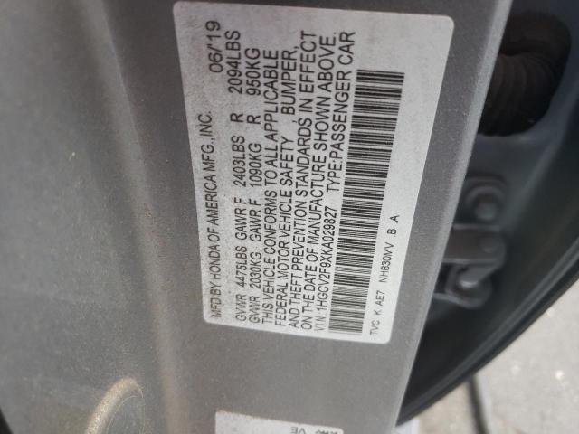 2019 HONDA ACCORD TOU - 1HGCV2F9XKA029827