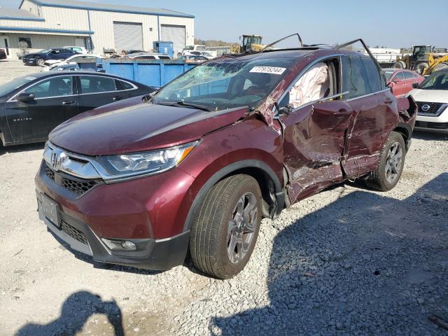 HONDA CR-V EX 2018 burgundy  gas 7FARW2H58JE094248 photo #1