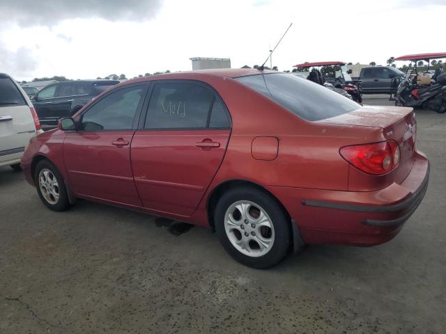 TOYOTA COROLLA CE 2005 red  gas JTDBR32EX50053241 photo #3