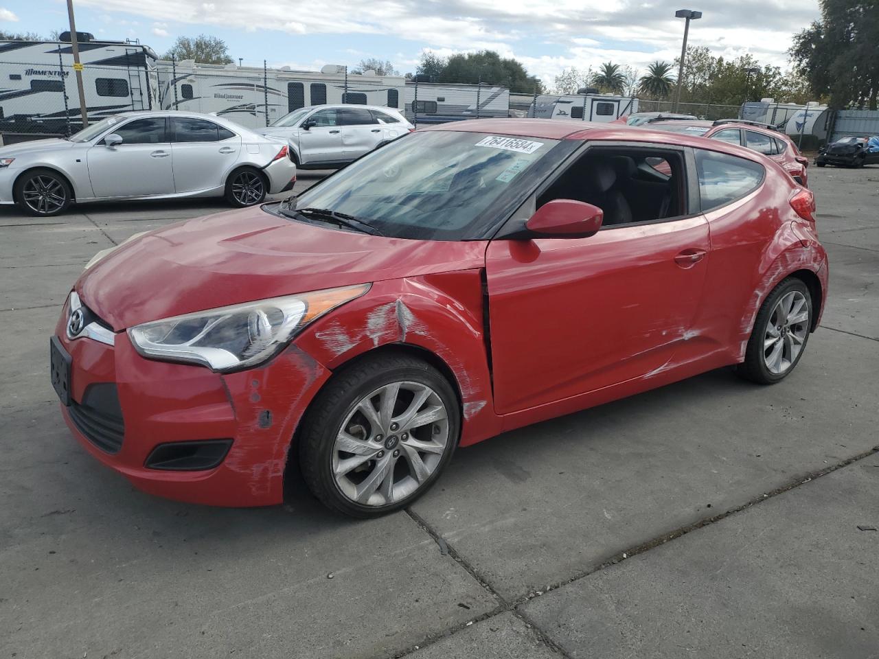 Lot #2972499037 2016 HYUNDAI VELOSTER