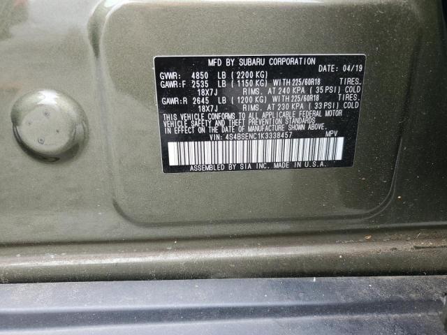 2019 SUBARU OUTBACK 3. - 4S4BSENC1K3338457