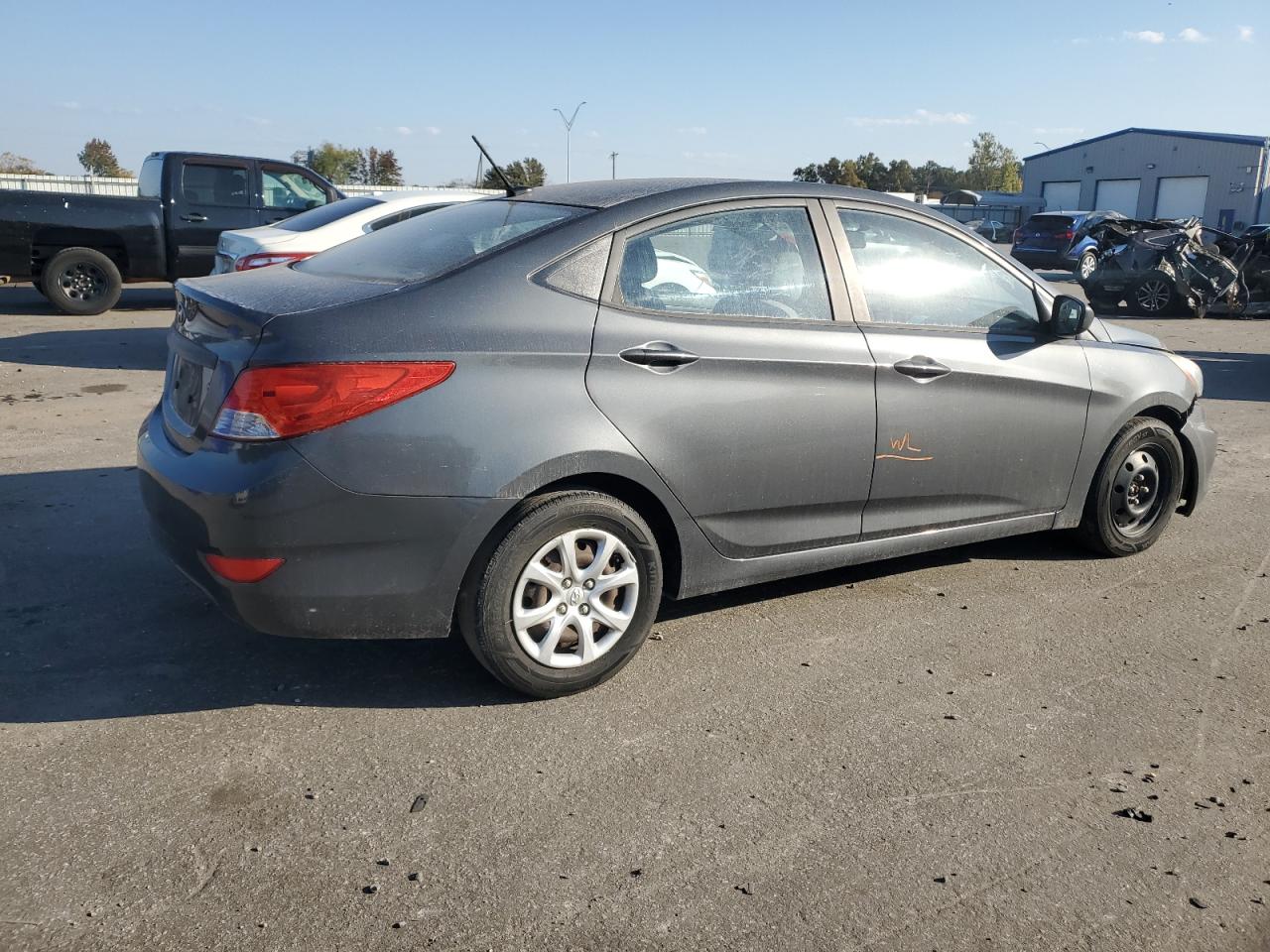 Lot #2928616815 2012 HYUNDAI ACCENT GLS