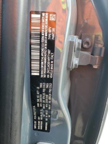 2017 JEEP RENEGADE L - ZACCJADB1HPF71997