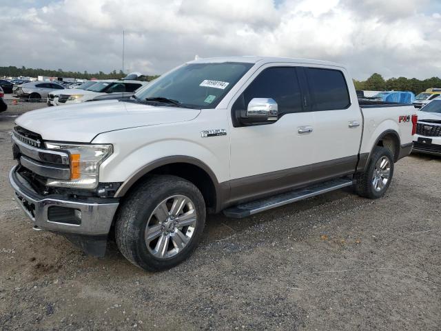 FORD F150 SUPER 2018 white  gas 1FTEW1EG6JKD00020 photo #1