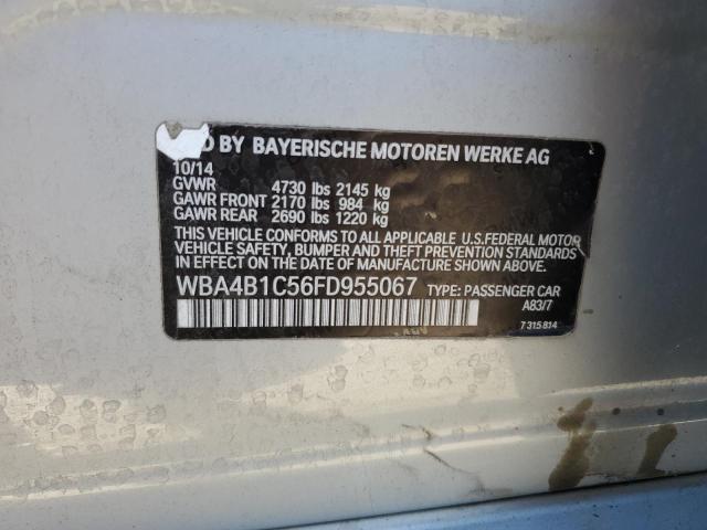 2015 BMW 435 I GRAN WBA4B1C56FD955067