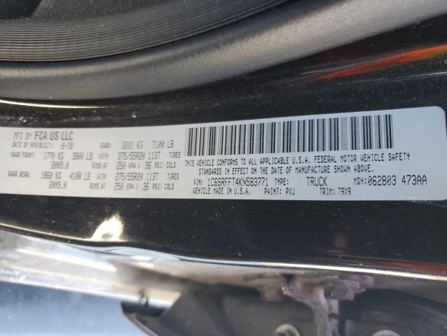 2019 RAM 1500 BIG H - 1C6SRFFT4KN583771