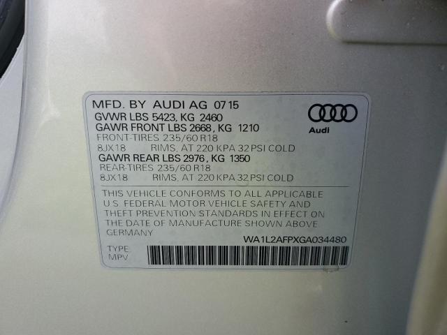 VIN WA1L2AFPXGA034480 2016 Audi Q5, Premium Plus no.14