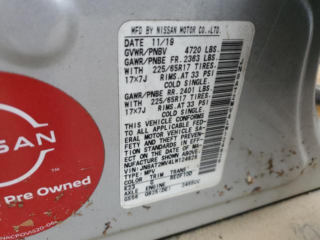 2020 NISSAN ROGUE S - JN8AT2MV4LW124629